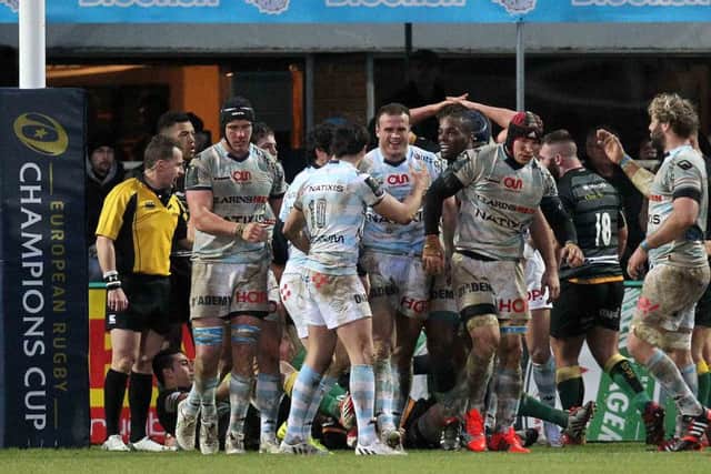 Racing won 32-8 at Franklin's Gardens back in January (picture: Sharon Lucey)