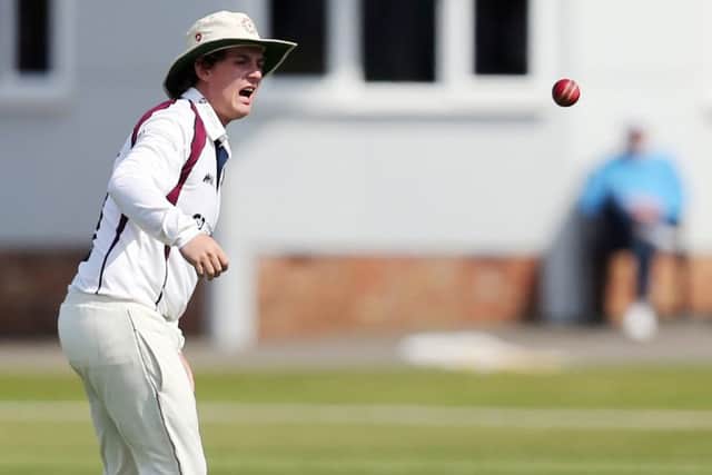 Rob Newton injured his finger against Kent and will miss Northants' game at Lancashire (picture: Kirsty Edmonds)