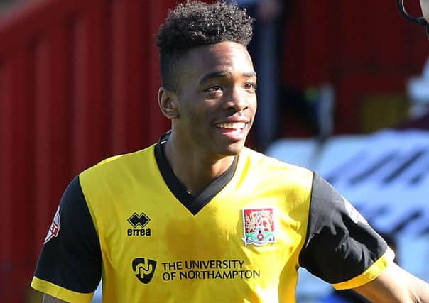 Ivan Toney started for the Cobblers at Worthing on Tuesday