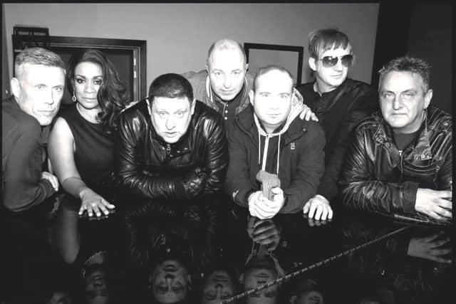 Shaun Ryder (third from left) with the Happy Mondays