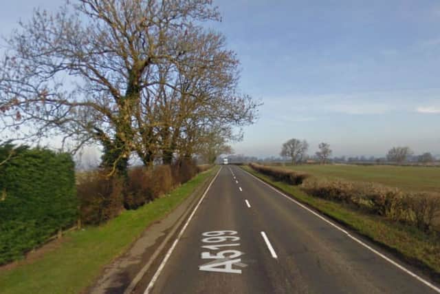 A5199 near Creaton (Google image)