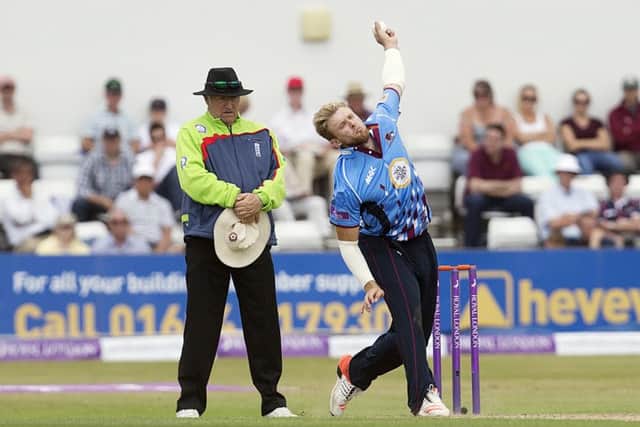 David Willey was in action for Northants in their Royal London One-Day Cup clash with Durham Jets on Saturday (picture: Kirsty Edmonds)