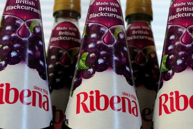 Ribena in bottles. Photo: Rui Vieira/PA WIRE