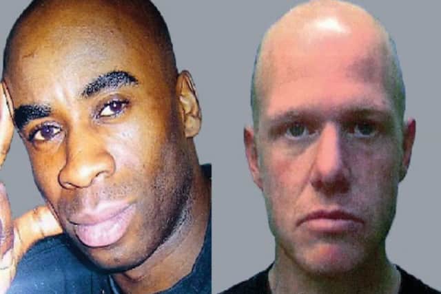 Winston Reid (Right) and Christopher Bunn, who both have links to Northamptonshire, have appeared on BBC Crimewatch's Most Wanted list