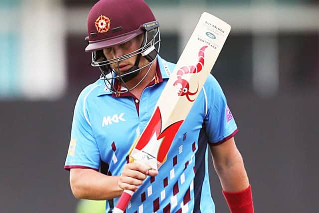 Josh Cobb played a key innings in Wednesday's win over Leicestershire at the County Ground