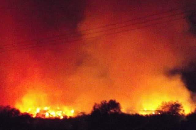 A straw blaze