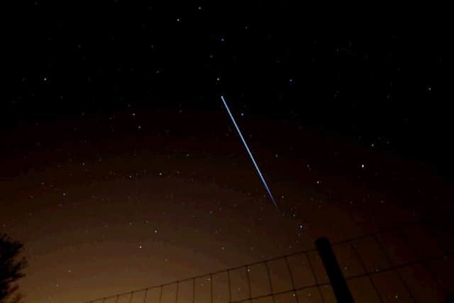 ISS in the night sky. Photo: Paul Williams, flickr.com/photos/pcw