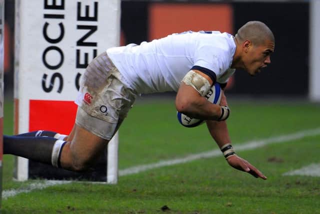 Luther Burrell scored in Paris on his England debut