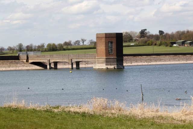 Pitsford Reservoir, the water levels are higher following a month of rain but still very low compared to normal levels at this time of year. ENGNNL00320130514120253