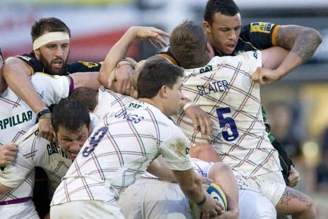 Tom Wood and Courtney Lawes start against Fiji (picture: Linda Dawson)