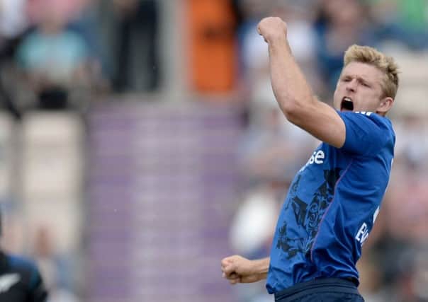 David Willey was in fine form for England