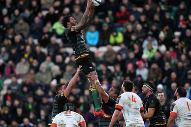 Courtney Lawes and Tom Wood will look to ensure England's lineout functions well against Fiji on Friday night (picture: Sharon Lucey)