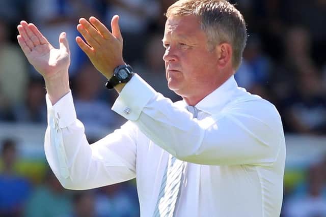 Cobblers boss Chris Wilder