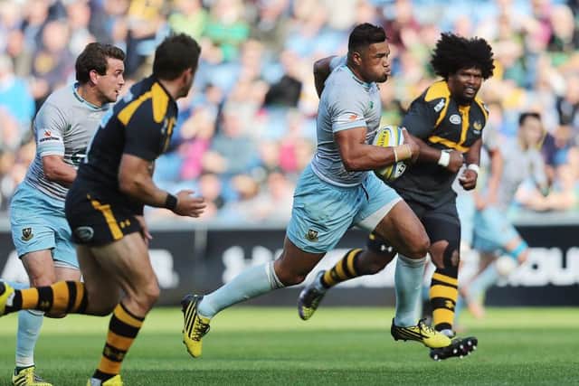 Luther Burrell scored his third try in two pre-season matches (pictures: Kirsty Edmonds)