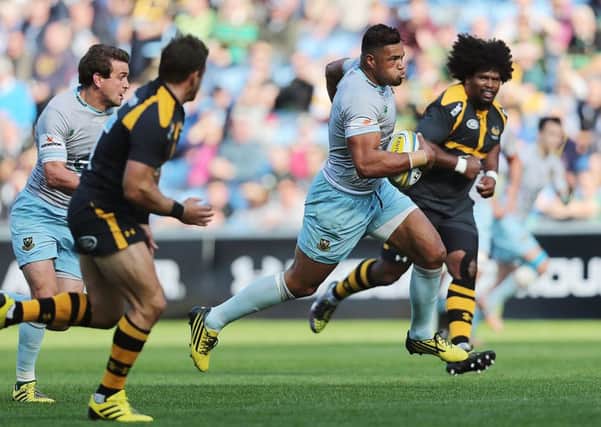 Luther Burrell scored his third try in two pre-season matches (pictures: Kirsty Edmonds)