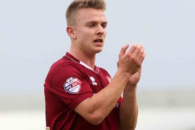 Cobblers forward Sam Hoskins