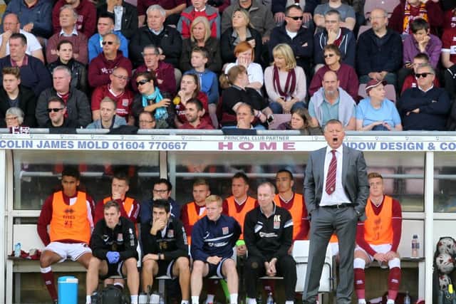 IN IT TOGETHER - Chris Wilder has hailed the Cobblers' 'brilliant' supporters