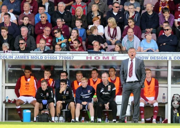 IN IT TOGETHER - Chris Wilder has hailed the Cobblers' 'brilliant' supporters