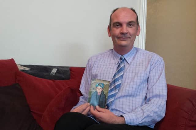 Craig Langman, chairman of the 'Parents Want A Say' campaign at his Nuneaton home. PRESS ASSOCIATION Photo. Issue date: Wednesday October 21, 2015. The camoaign is against parents being fined for taking their children out of school in term time even in exceptional circumstances dictated by illness or bereavement. Mr Langman started a petition two years ago which now has well over 200,000 signatures. See PA story EDUCATION Fines. Photo credit should read: Phil Barnett/PA Wire