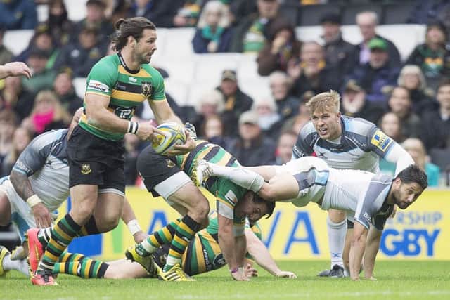 Ben Foden scored twice against Newcastle on Saturday (picture: Kirsty Edmonds)