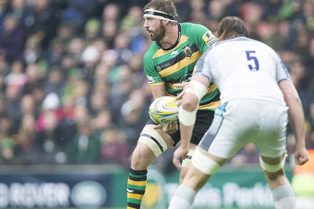 Tom Wood skippers Saints at Sale (picture: Kirsty Edmonds)