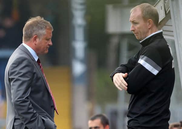 GOING FOR GLORY - Chris Wilder (left) and Alan Knill won't be rotating their squad for the FA Cup clash at Coventry City on Saturday