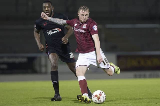 UP FOR THE CUP - Cobblers attacker Nicky Adams