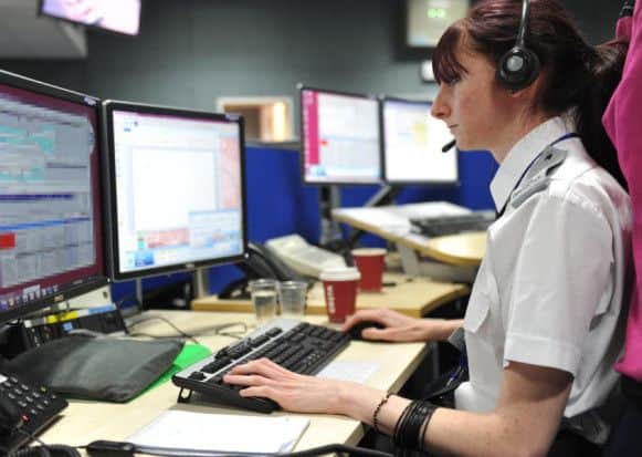 Northamptonshire Police control room