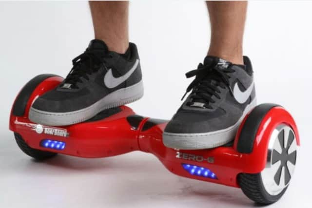 Warwickshire Police are reminding the public it is illegal to ride a Hoverboard on the pavement