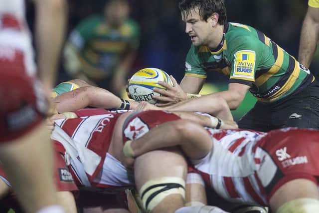 Club captain Lee Dickson oversaw a fine performance from the Saints pack (picture: Kirsty Edmonds)