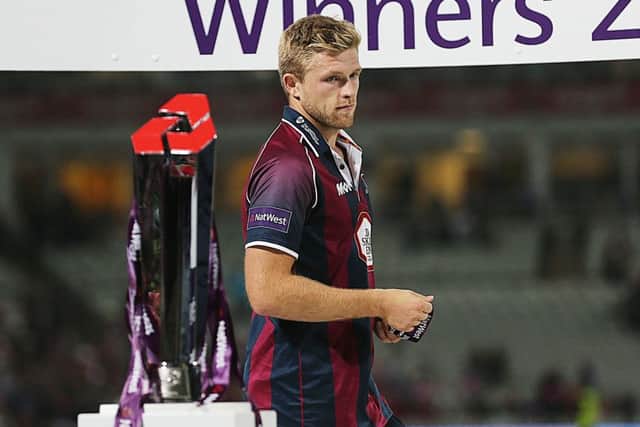 David Willey's Yorkshire are T20 visitors to the County Ground on July 29