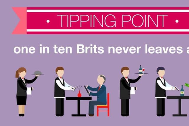 Only one in 10 leave a tip says new study