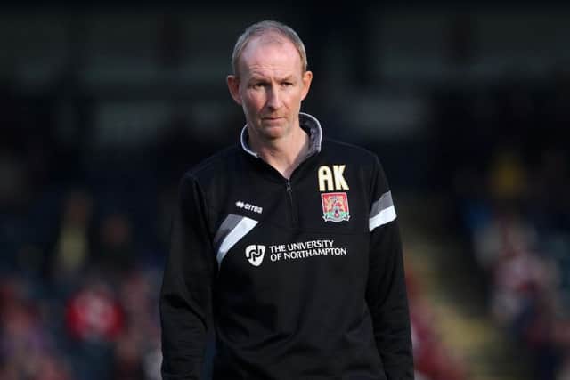 Cobblers assistant manager Alan Knill