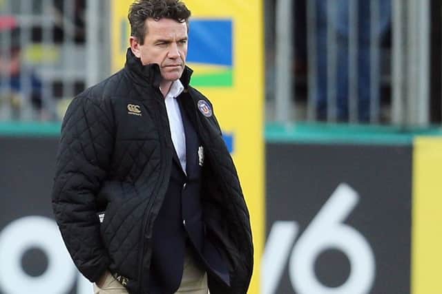 Mike Ford was not a happy man after Bath's defeat to Saints (picture: Kirsty Edmonds)