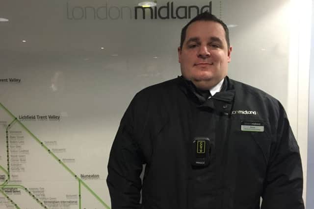 London Midland staff wearing body cameras