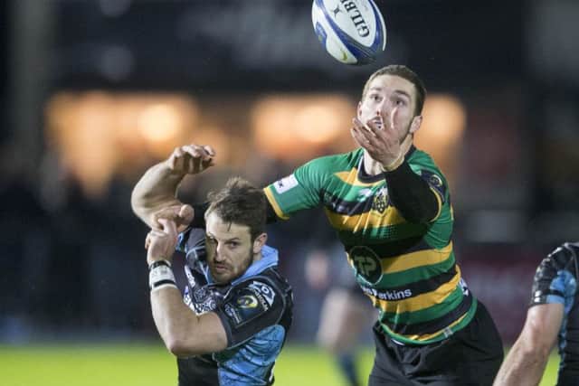 George North and Saints claimed a stunning win at Glasgow last month