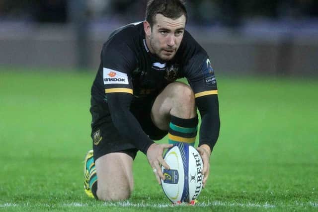 JJ Hanrahan kicked a penalty for Saints at Stade Yves-du-Manoir (picture: Sharon Lucey)