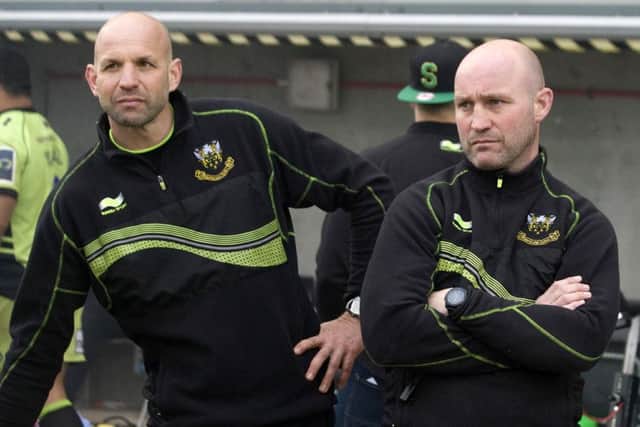 Jim Mallinder has confirmed England boss Eddie Jones will be speaking to Alex King (right) (picture: Fatima Mirzai)