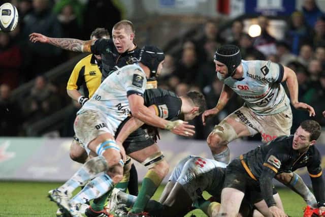 Saints were beaten by Racing at Franklin's Gardens back in January (picture: Sharon Lucey)