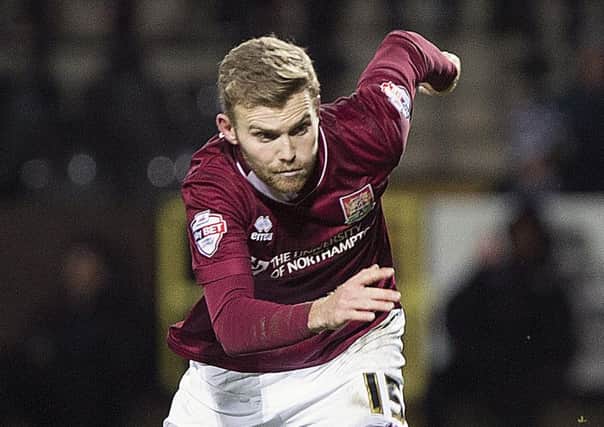 EXPECTING A TOUGH TEST - Cobblers attacker Alfie Potter