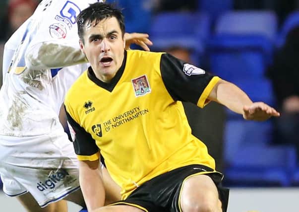 Cobblers left-back Evan Horwood has yet to play a game this season