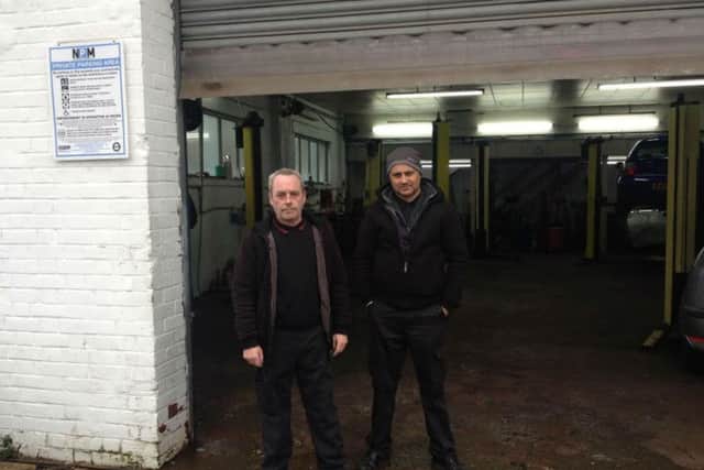 Adrian Lane and Jim Sohal from Adrian's Autos in Northampton