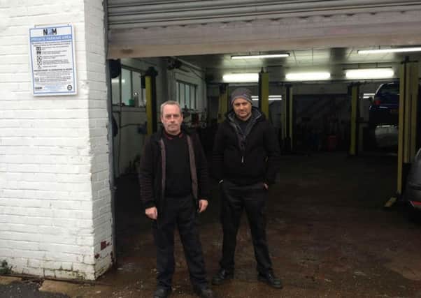 Adrian Lane and Jim Sohal from Adrian's Autos in Northampton