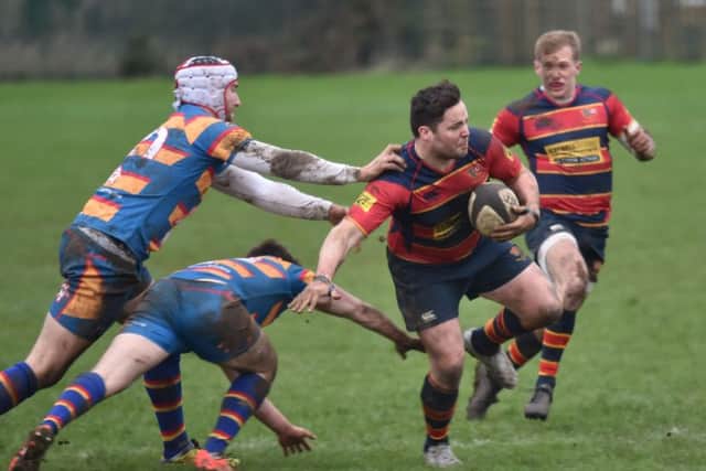 ON THE ATTACK - action from ONs' win over Halesowen at Billing Road (Pictures: Dave Ikin)