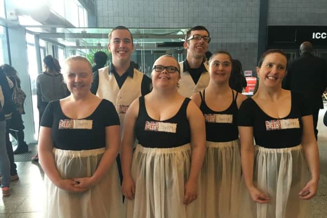 The Dance with a Difference members Luke Thomas, Kirsty Griffiths, Hazel McIntyre, Michelle Blunden, Josh Cox-White and Victoria Ielapi are in with a shout of performing in the next round of Britain's Got Talent.