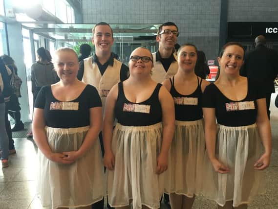 The Dance with a Difference members Luke Thomas, Kirsty Griffiths, Hazel McIntyre, Michelle Blunden, Josh Cox-White and Victoria Ielapi are in with a shout of performing in the next round of Britain's Got Talent.