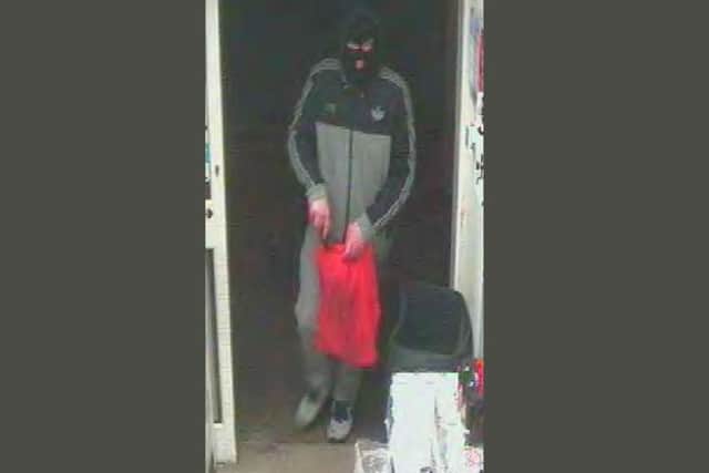 A CCTV image of the man