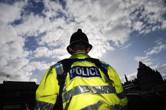 Two men fled empty-handed after they were disturbed by the owner of a house they broke into in Stanion near Corby.