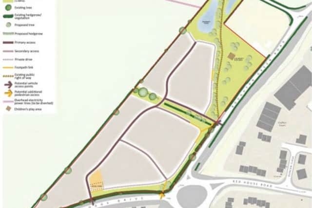 Gladman Developments Limited wants to build the houses and a 200 sq metre supermarket on land off Holly Lodge Drive in Boughton.
