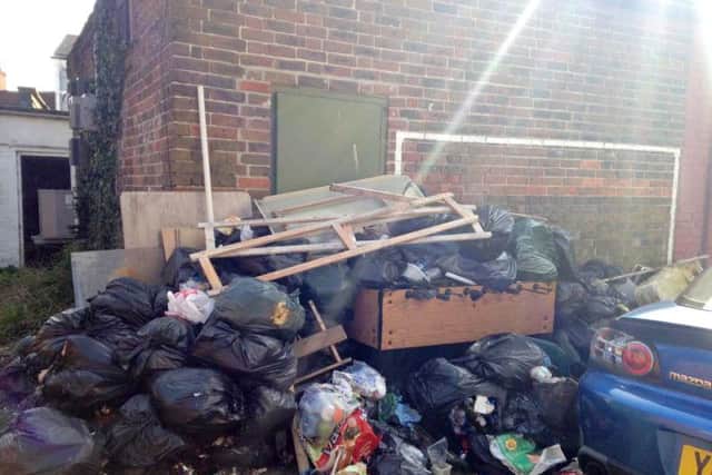 Fly tipping is a common problem in houses in multiple occupancy, Labour says